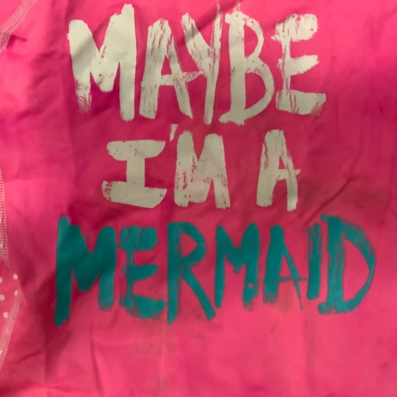 BillaBong Swim Shirt “Maybe I’m a Mermaid” - Picture 2 of 4